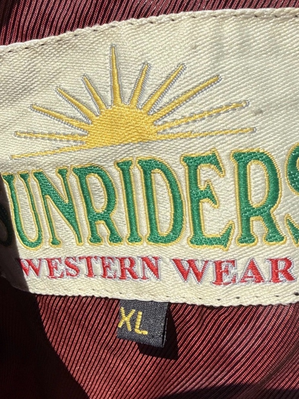 Sunriders Taupe Fringe Leather Beaded Western Jacket - Picture 7 of 7